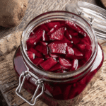 jar of beet kvass