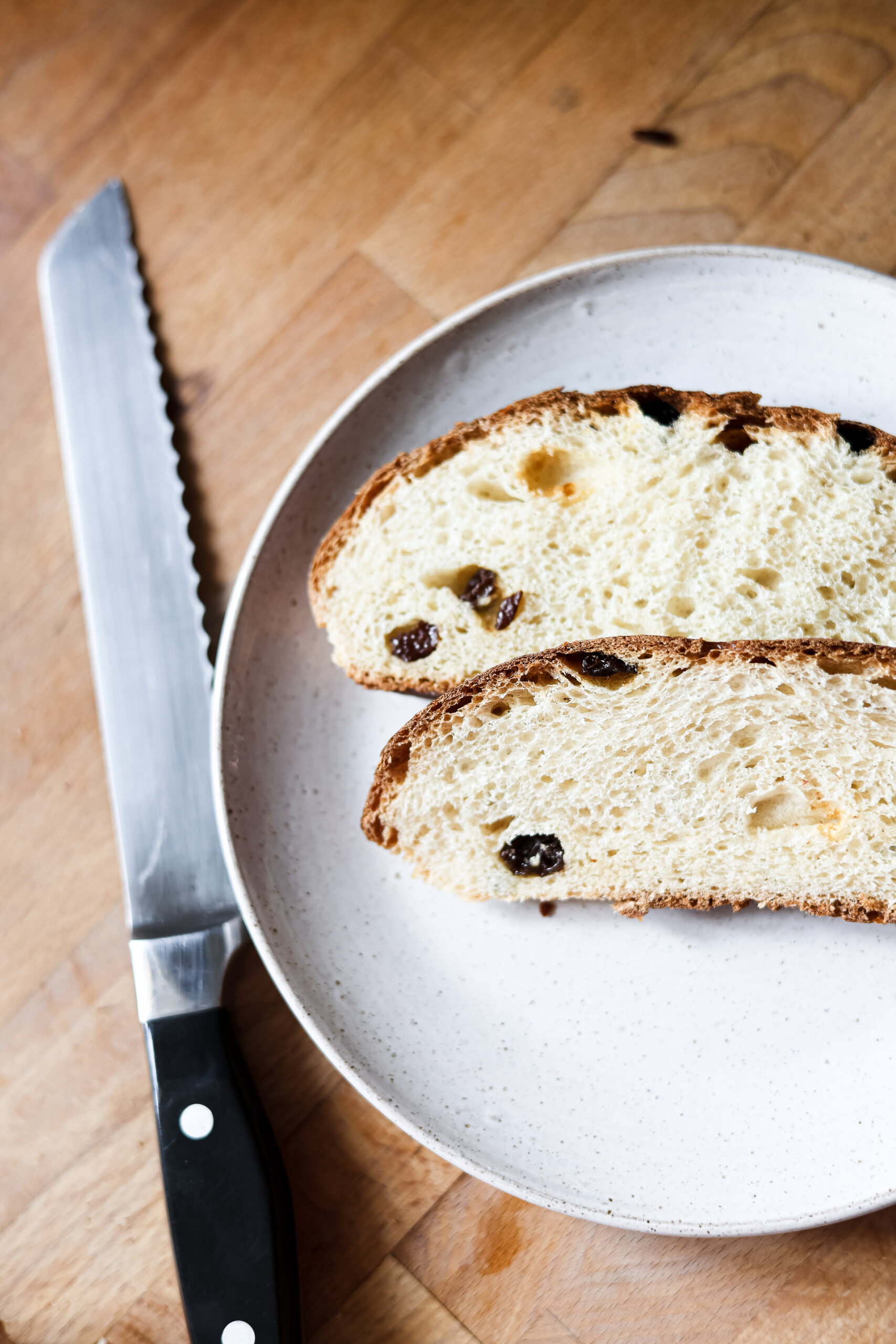 slices of czech sweet bread