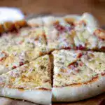 sliced sourdough pizza