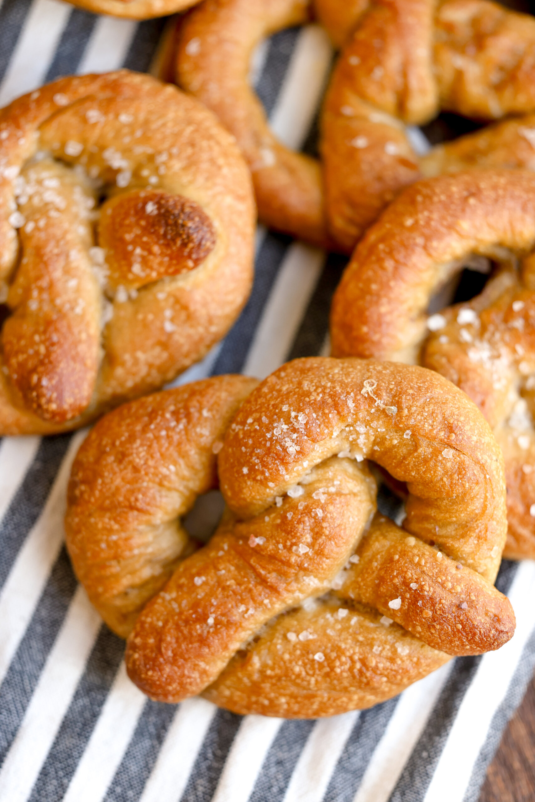 Homemade Soft Sourdough Pretzels {Easy Recipe}