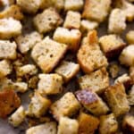 sourdough croutons
