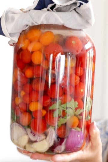 how to ferment cherry tomatoes