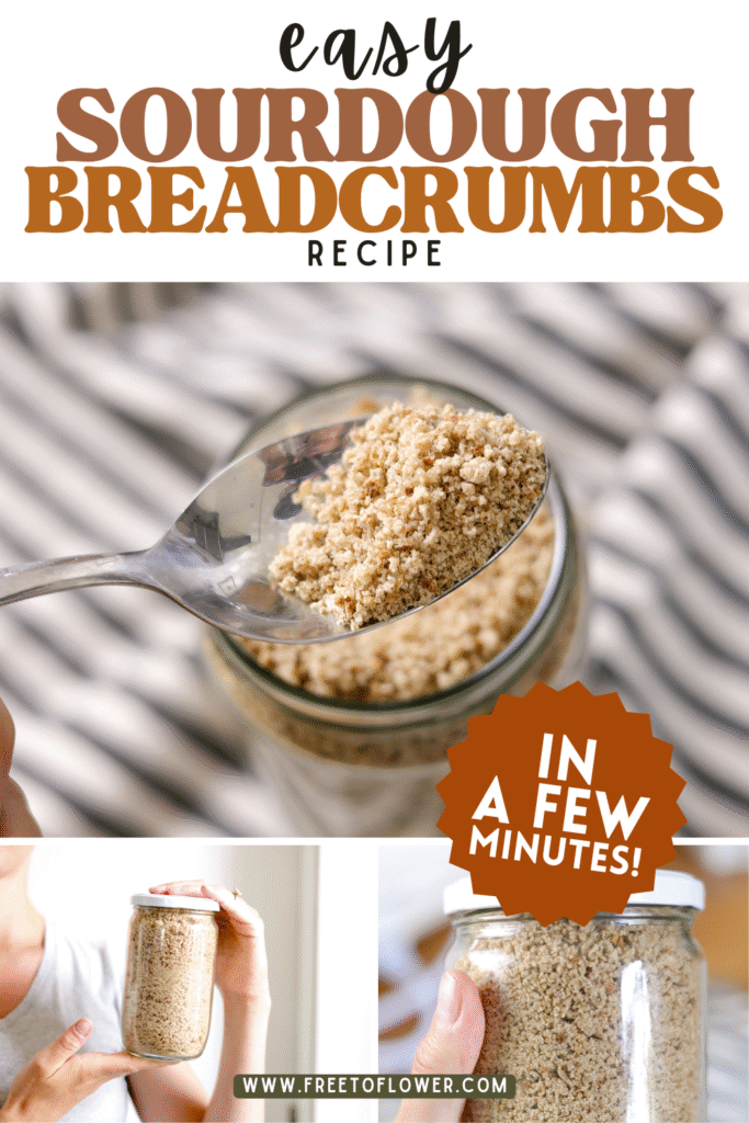 sourdough breadcrumbs pinterest image