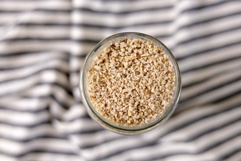 breadcrumbs in a jar