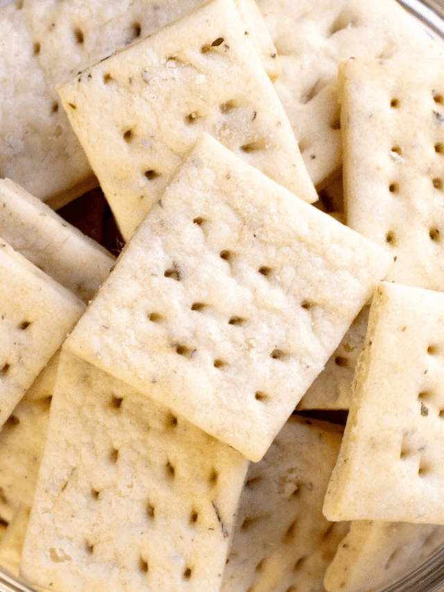 Crispy Sourdough Discard Crackers Recipe