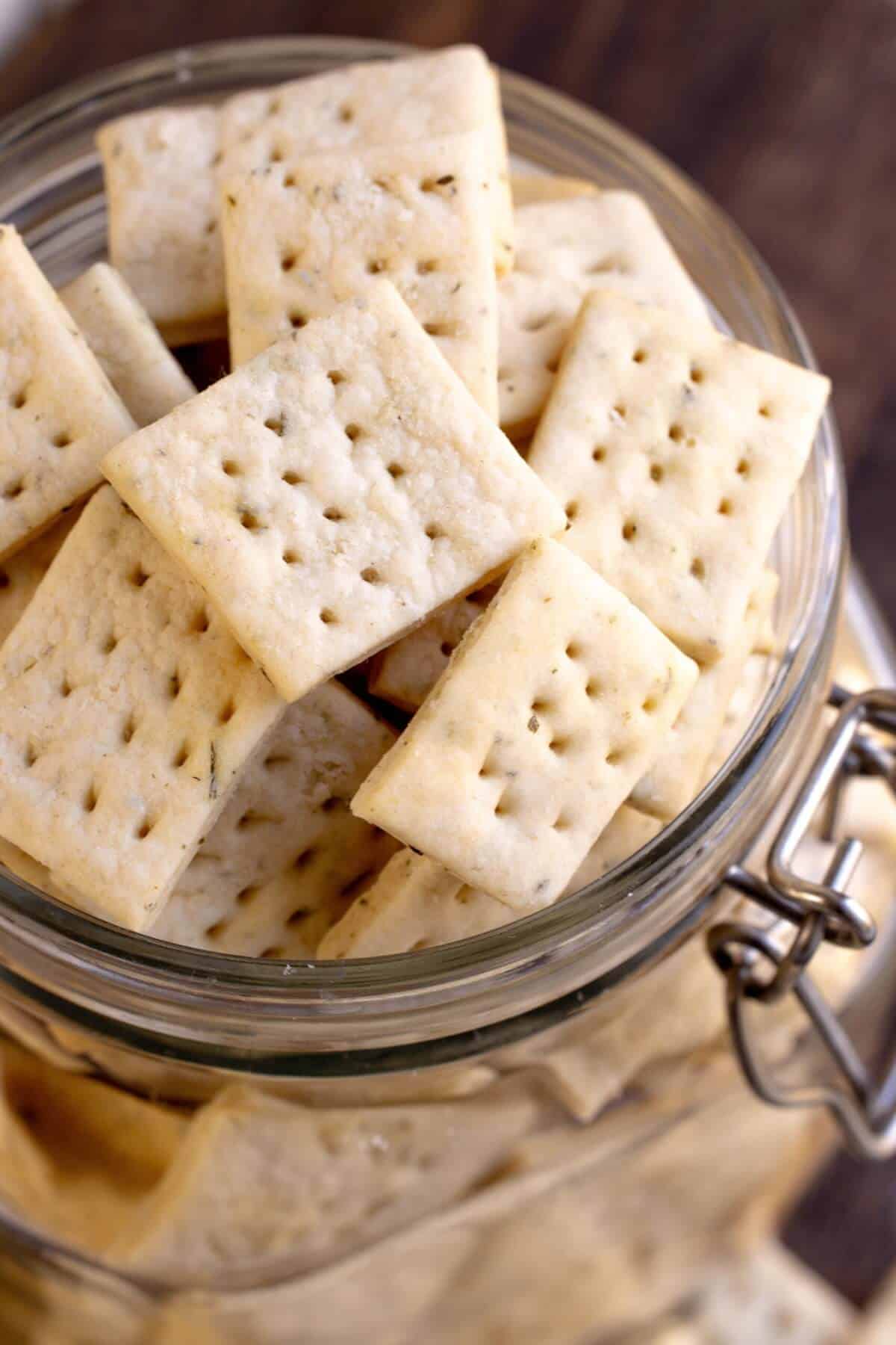sourdough crackers