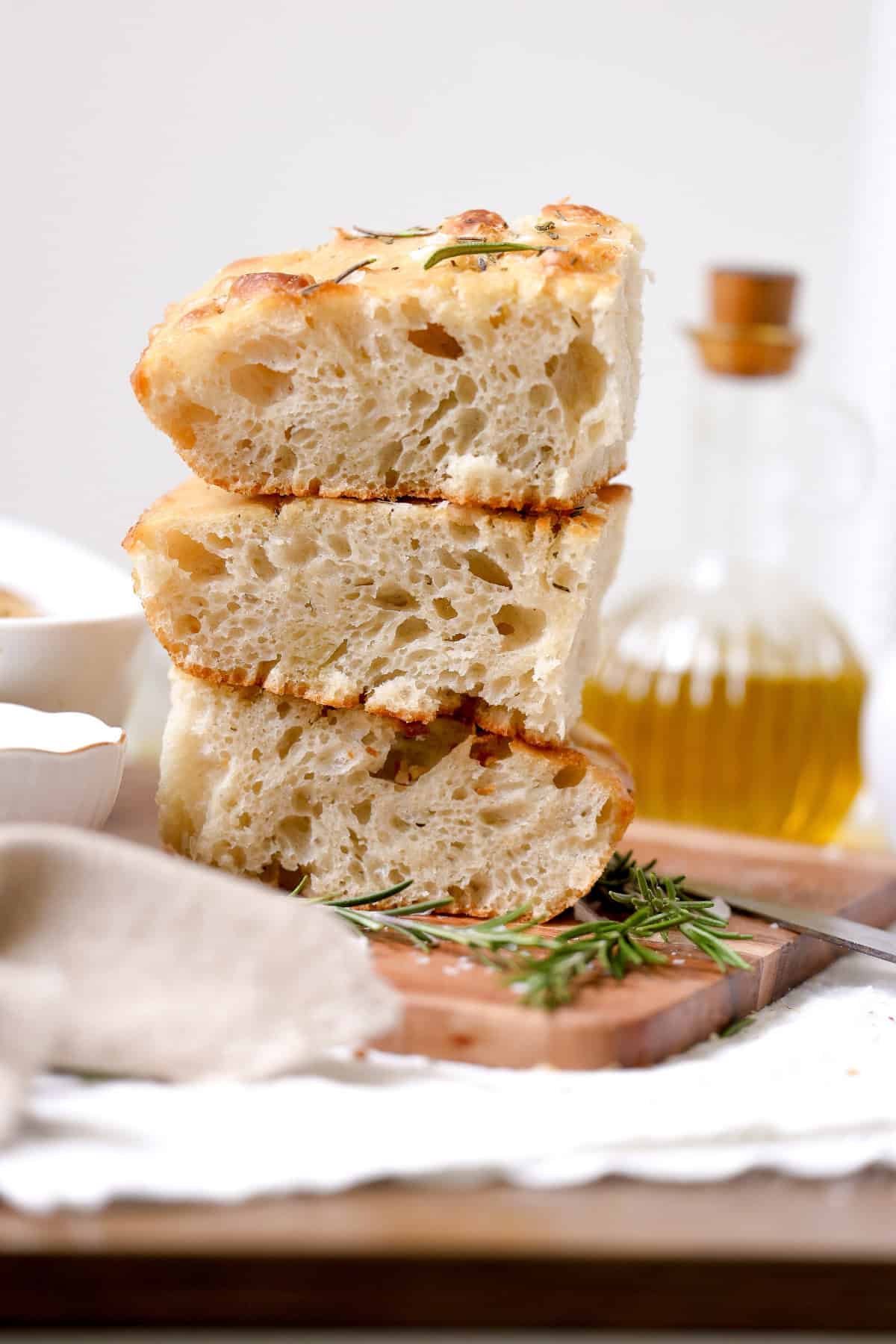 stacked sliced bread