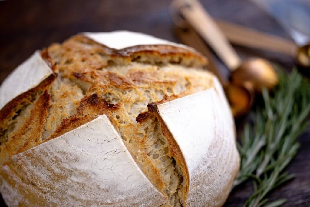 a whole loaf of bread 