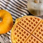 sourdough pumpkin waffles