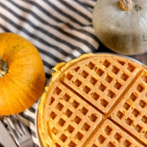 sourdough pumpkin waffles