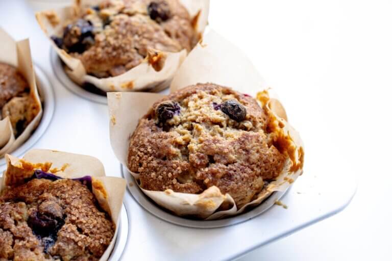muffins in a muffin tin