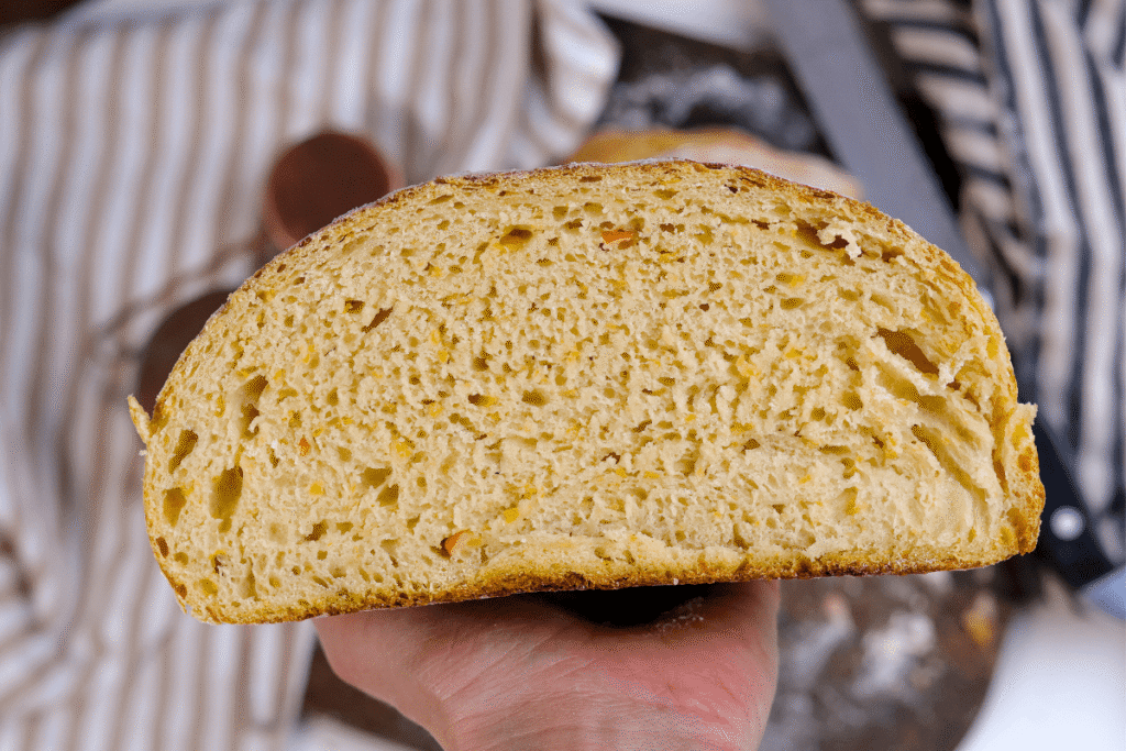 a piece of bread