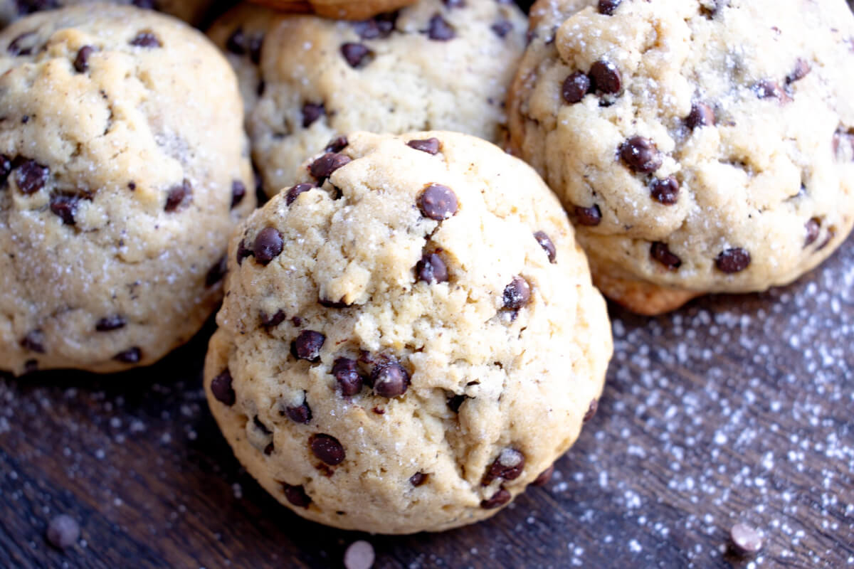 sourdough chocolate chip cookies
