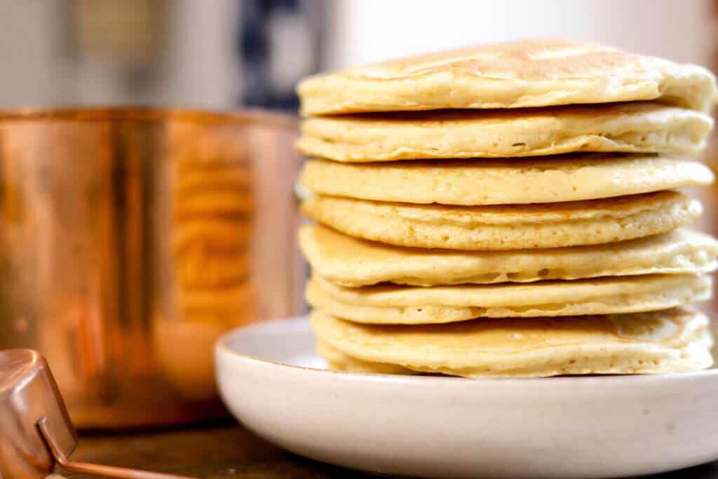 stacked pancakes