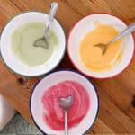 natural food coloring glaze