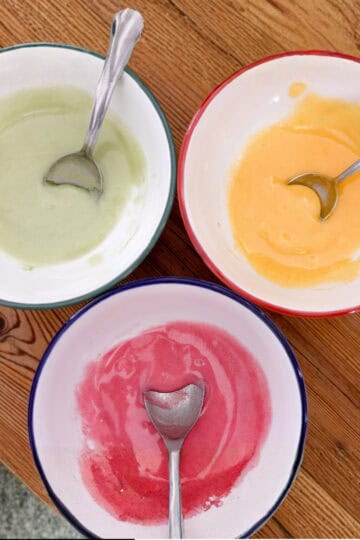 natural food coloring glaze