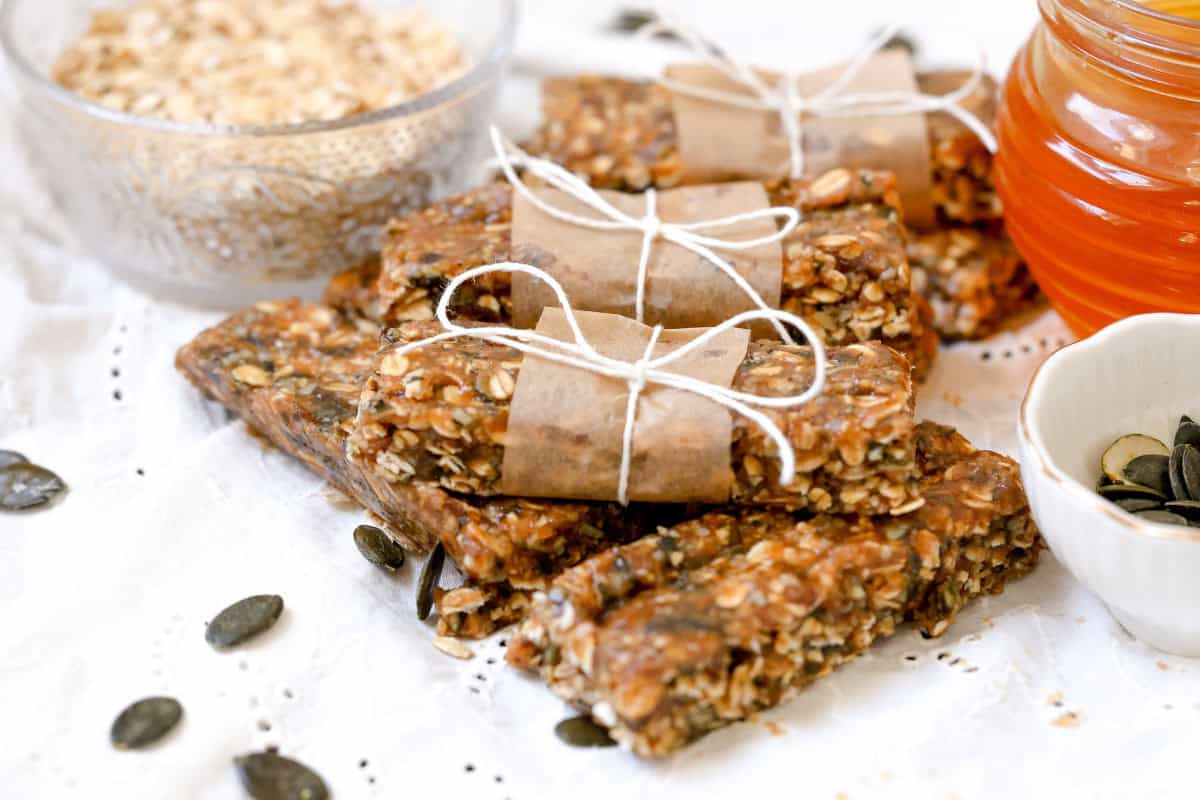 sourdough discard granola bars