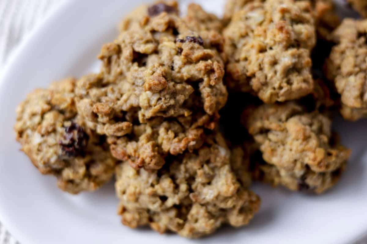 sourdough oatmeal maple cookies as a homemade summer snacks