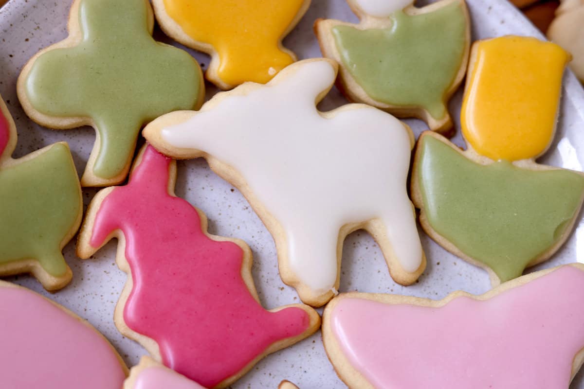 a close up of cookies with natural glaze