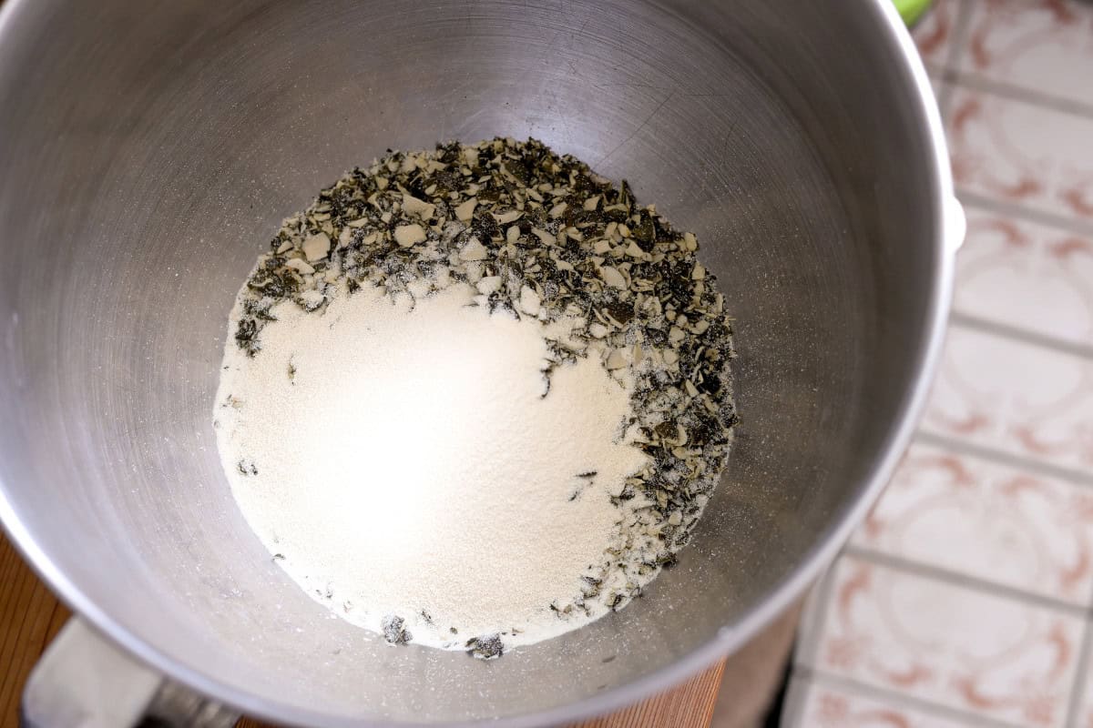 mixed dry ingredients