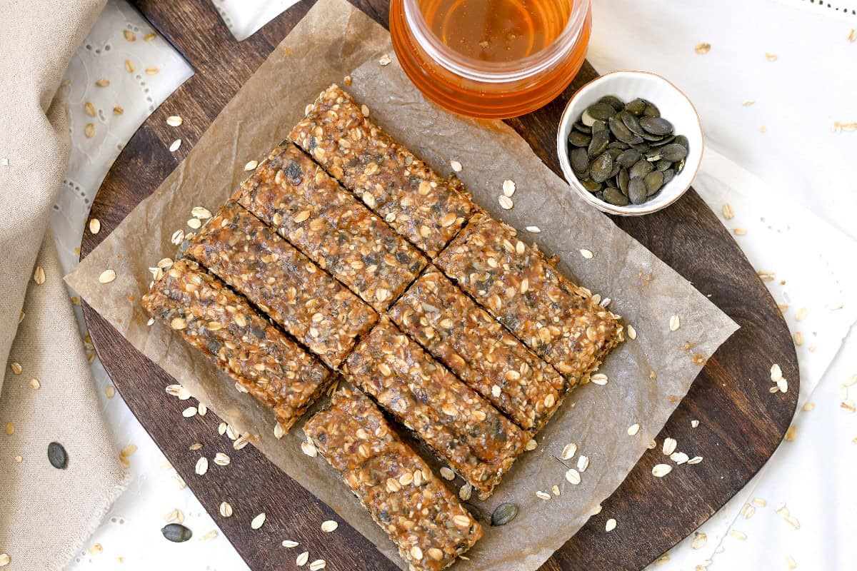cut granola bars