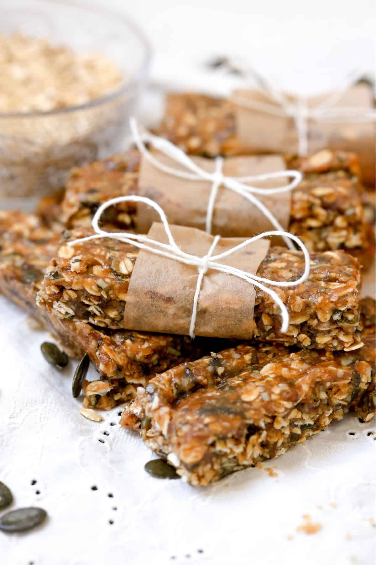 wrapped granola bars